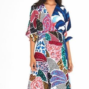 Farm Rio Blue Palm Maxi